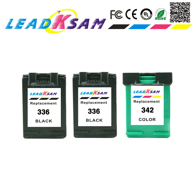 3X чернильный картридж для Совместимый hp 336 342 7800 7850 C3100 C3110 C3125 C3140 C3150 C3185 C3188 C3190