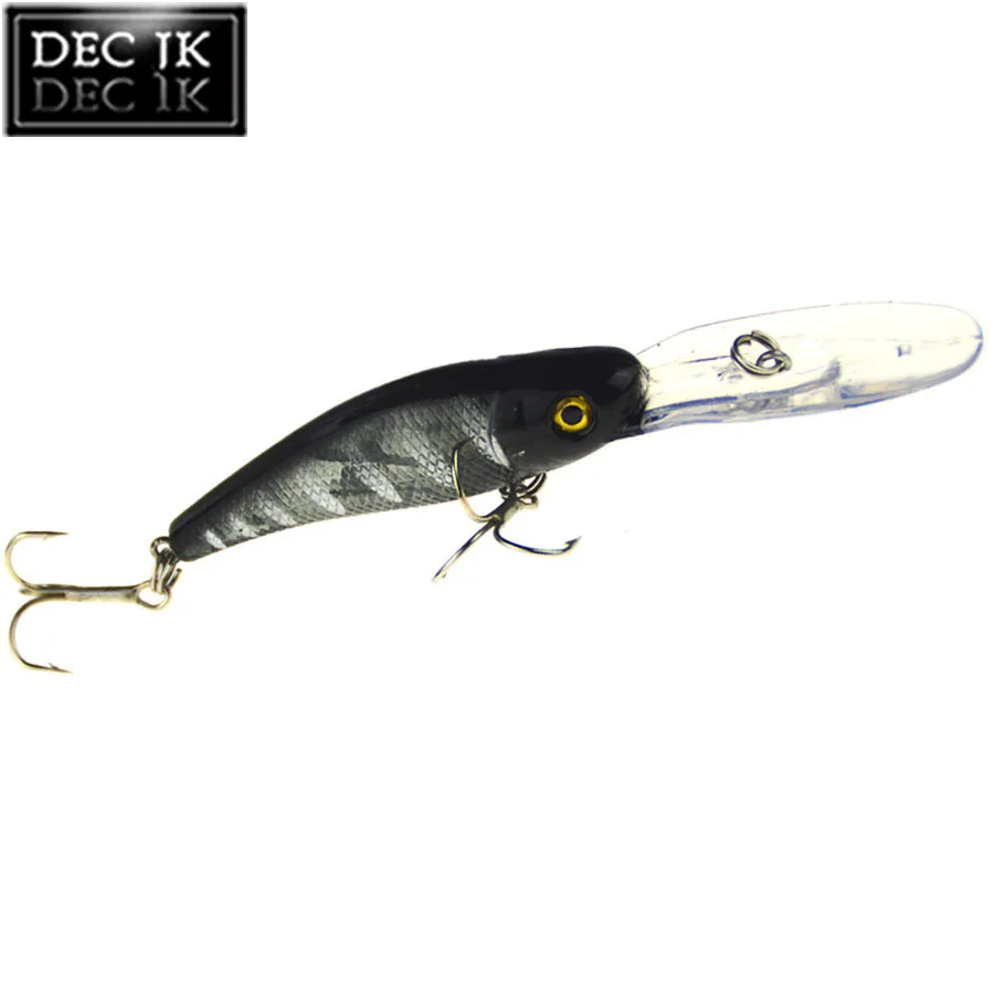 16PCS Plastic Hard Fishing Lure Tackle Fake Laser Bait Crankbaits Minnow Sea Bass Pike Swimbait With Hooks Saltwater Lures Set (6)