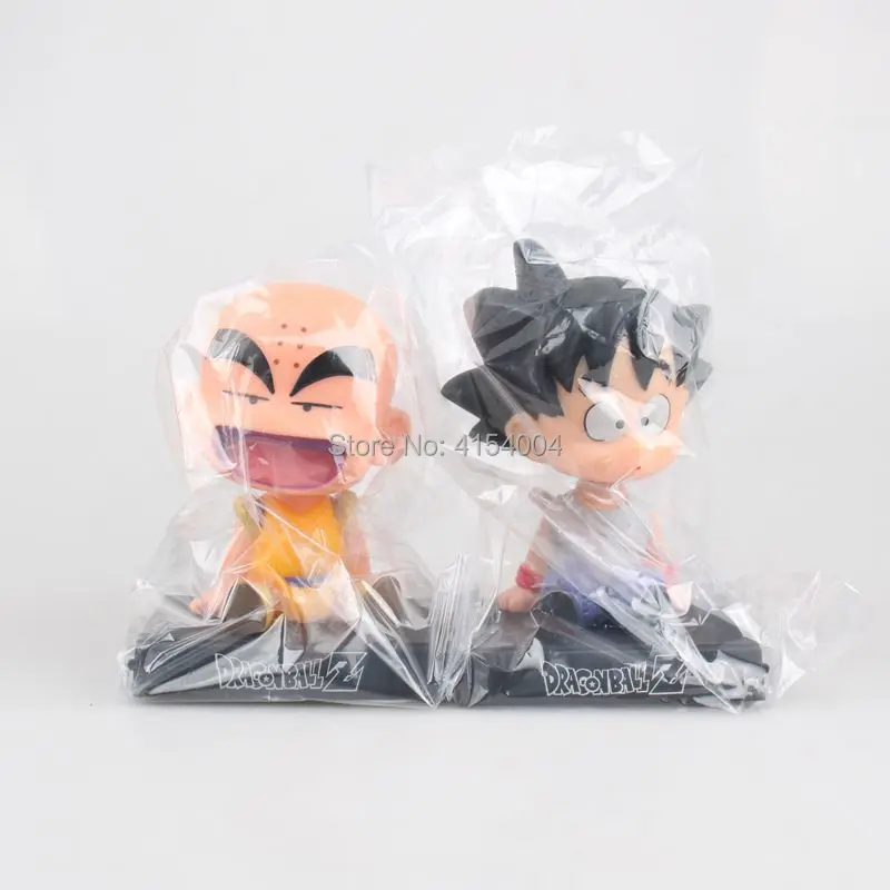 2 стиля аниме Dragon Ball Z Goku Kuririn украшение автомобиля телефон кронштейн фигурка ПВХ фигурка модель игрушки мобильная база горячий подарок