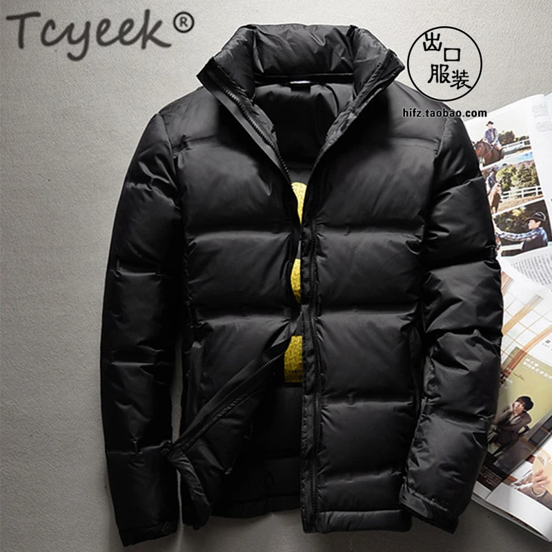 

Tcyeek Winter Jacket Men Clothes 2019 New Winter Coat Thick Warm Men's Down Jacket Hooded Short Men's Parkas Down Coats LW1094