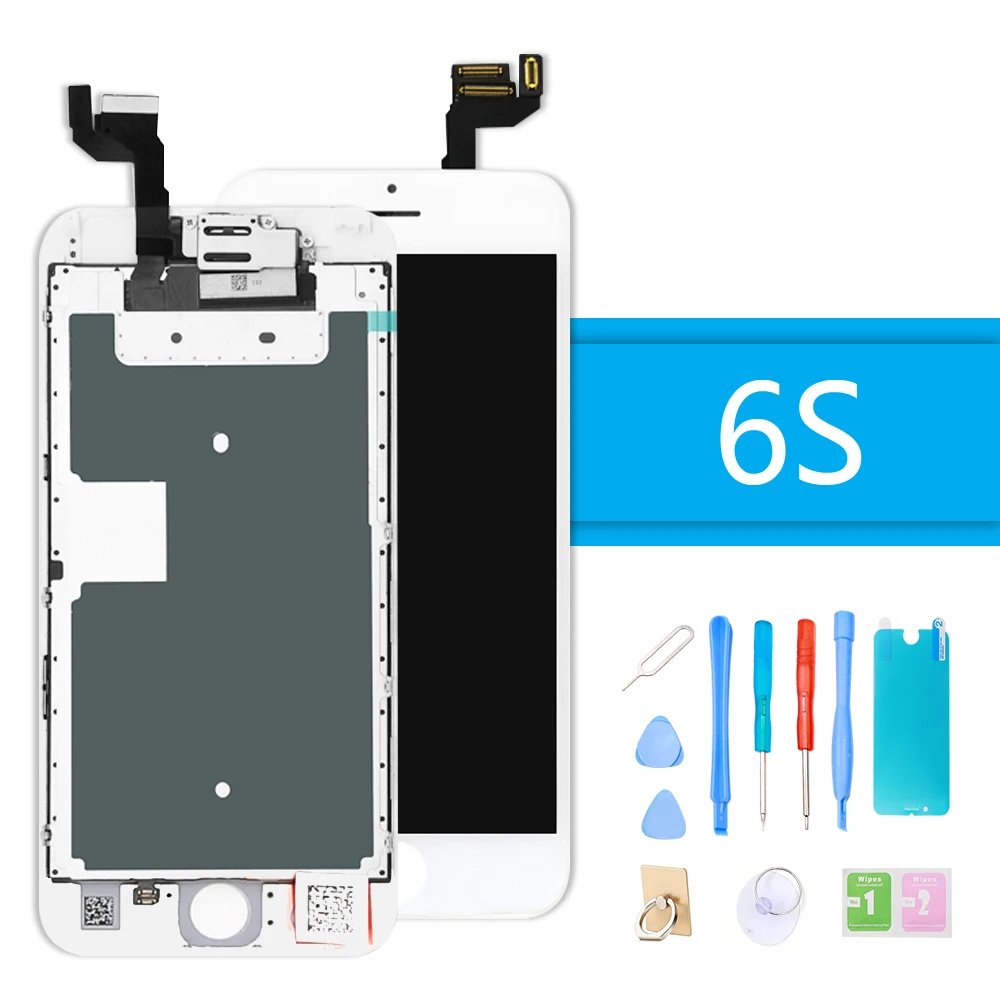 LCD Display Digitizer Full Assembly for iPhone 6S 3D Touch Screen Replacement Complete With Small Parts + Repair Tools | Мобильные