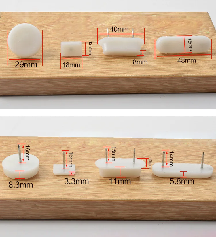 Комплекс KOMOREBI 200/шт мебель Круглые Резиновые Нескользящие Номера занос ноги площадку для стол стул и диван