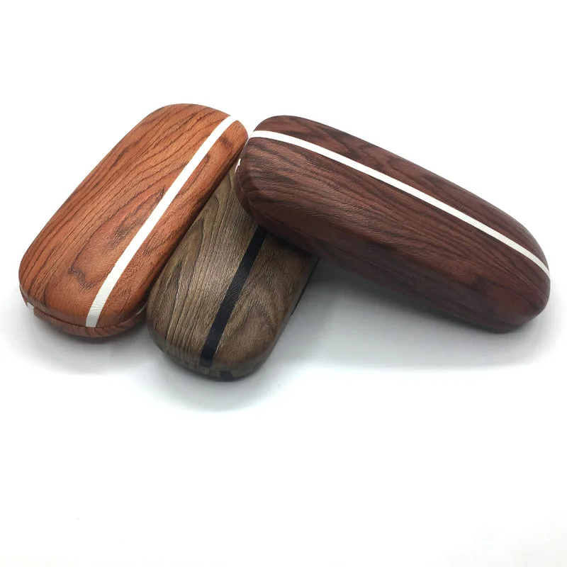 

Portable Glasses Case Hard Wooden Grain Spectacle Frame Box Reading Glasses Sunglasses Holder Storage Case TY66