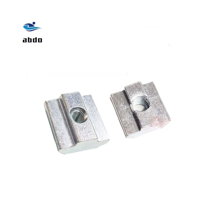 Bewinner Juego de Perfil de Aluminio con Tornillos Serie 2020/3030/4040/4545 Perfil de Aluminio Conector Recto Interior de Acero al Carbono Estándar de la UE 2020 