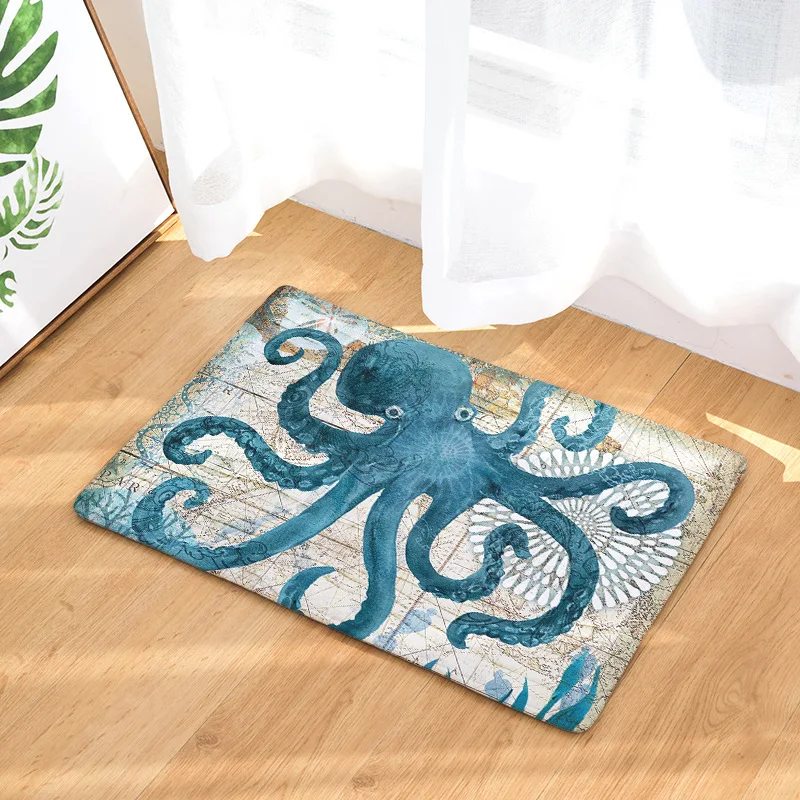Motif poisson et tortue iSagax Tapis de bain antidérapant pour enfant 39 x 69 cm Motif poisson et tortue iSagax Tapis de bain antidérapant pour enfant 39 x 69 cm
