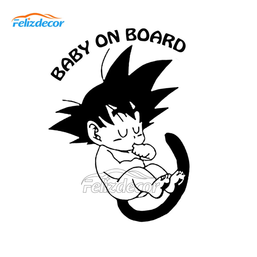 

10*12CM Car-Styling Cartoon Car Stickers Vinyl Decal "Baby on Board" Window Rear Windshield Auto Trunk Cute Car Sticker L1033
