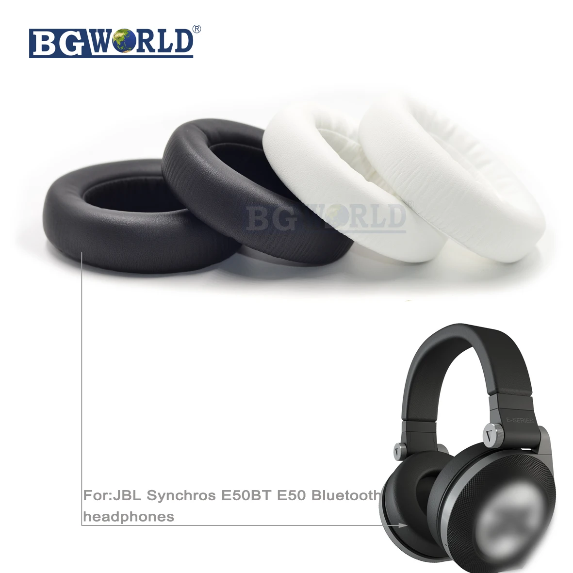 Усовершенствованные амбушюры BGWORLD подушечки из пеноматериала для JBL Synchros E50BT E50