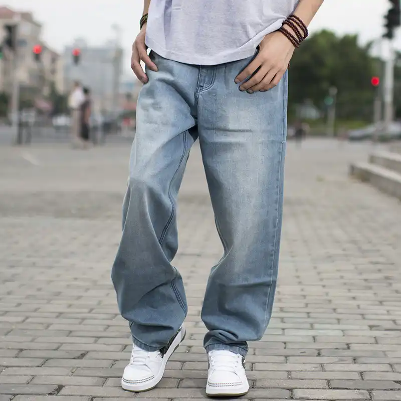 big and tall light blue jeans