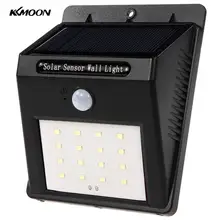 Солнечная энергия 16 светодиодов Солнечный настенный светильник PIR датчик движения Открытый водонепроницаемый энергосберегающий уличная садовая лампа Настенный ночник