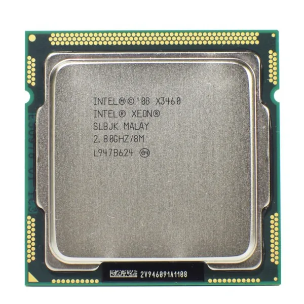 Процессор Intel Xeon X3460 cpu 2 8 GHz 8M четырехъядерный процессор Socket LGA1156|Процессоры| |
