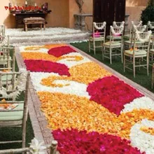 1000 шт лепестки роз для свадьбы аксессуары глоталось розы Свадебное Украшение искусственное ткань лепестки роз к свадьбе