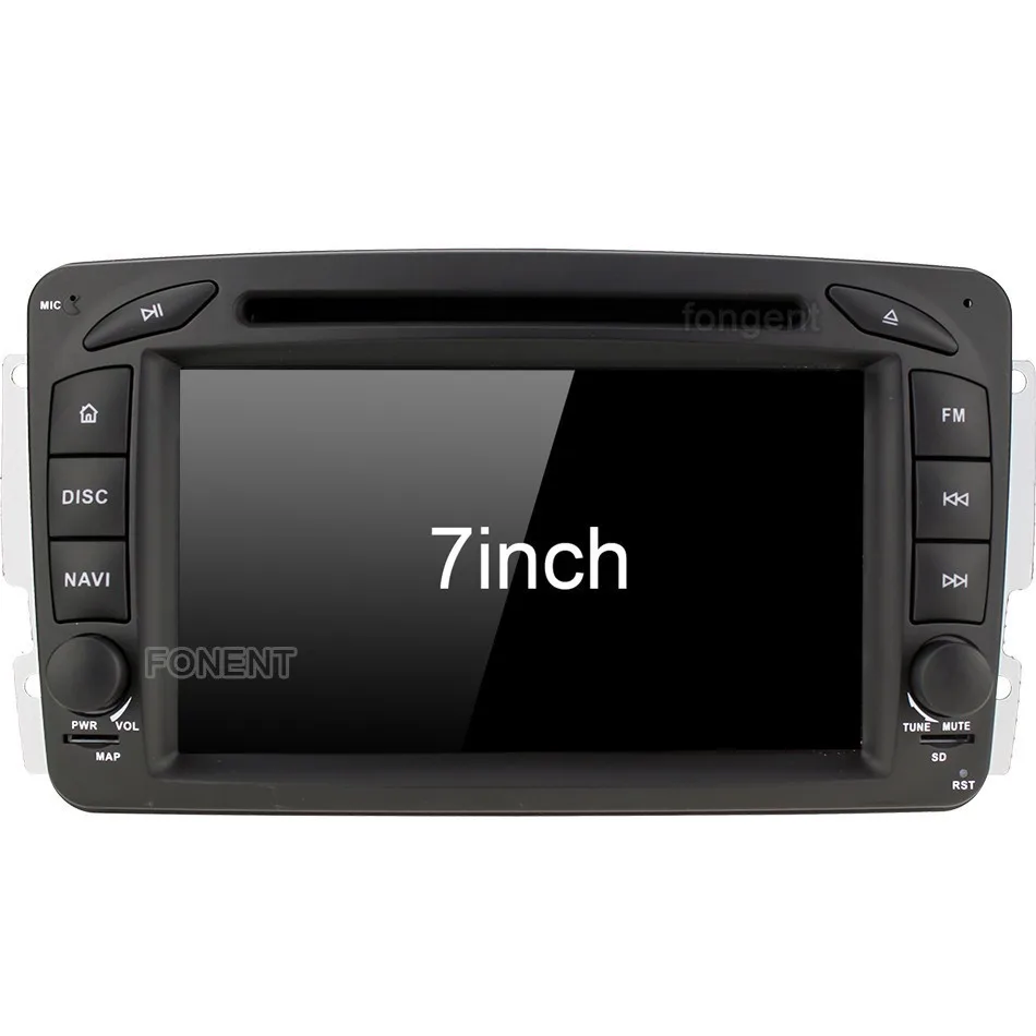 Excellent for Mercedes Benz C180 C200 C220 C230 C240 C270 C280 C300 C320 C350 C32 C55 AMG Car Android Radio Stereo GPS 2 din DVD Player 1
