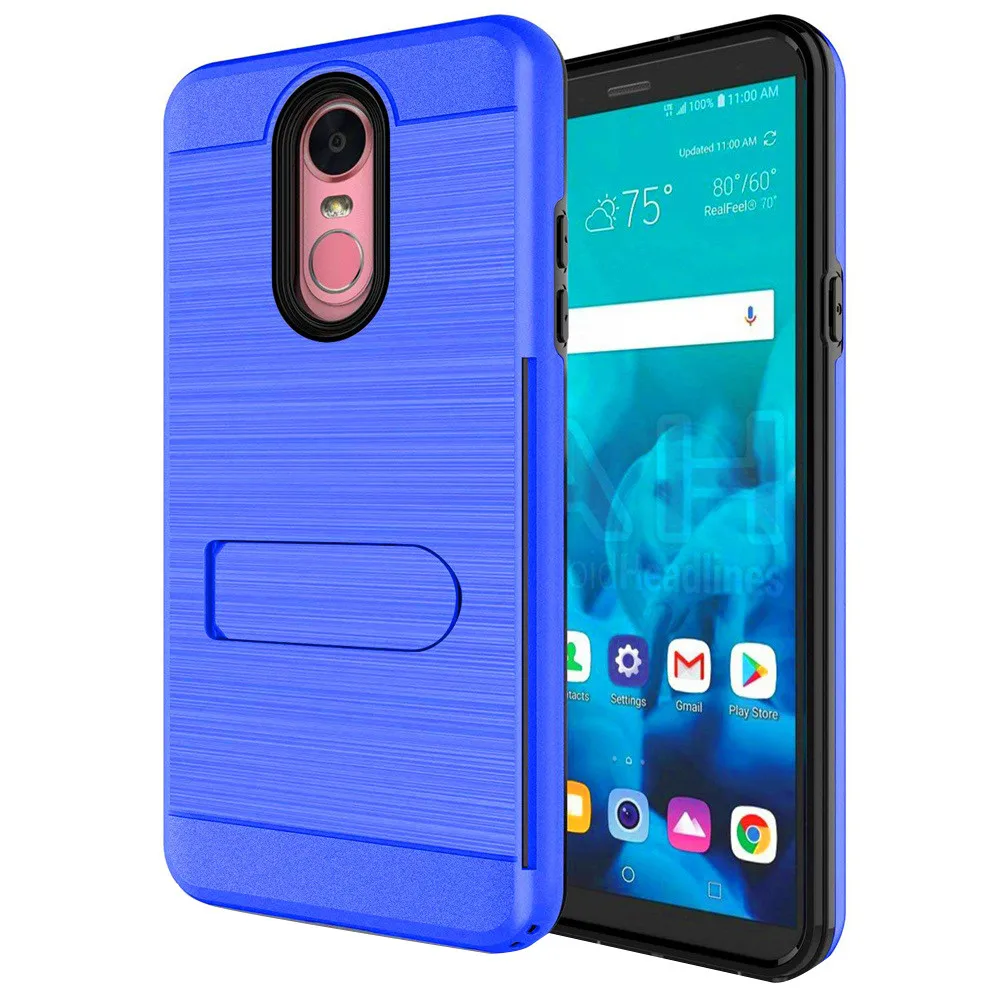 

Coque For LG Stylo 4 Case Screen Protector Card Slots Holder Not Wallet 6.2 Inch Super Thin Lightweight extra grip Phone Cases
