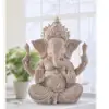 MagiDeal Hand Carved Sandstone Seated Ganesh Buddha Deity Elephant Hindu Statue Decor fantastic good condition for Collection ► Photo 2/6