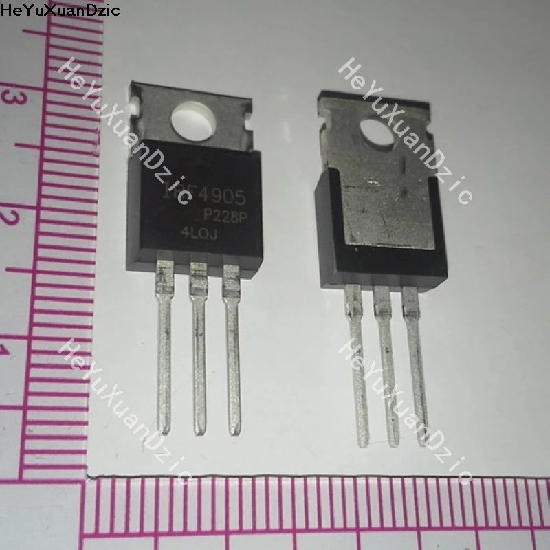 

10Pcs/ lot IRF4905PBF IRF4905 F4905 4905 MOS FET P-channel 55V 74A 200W TO-220 New Original Product