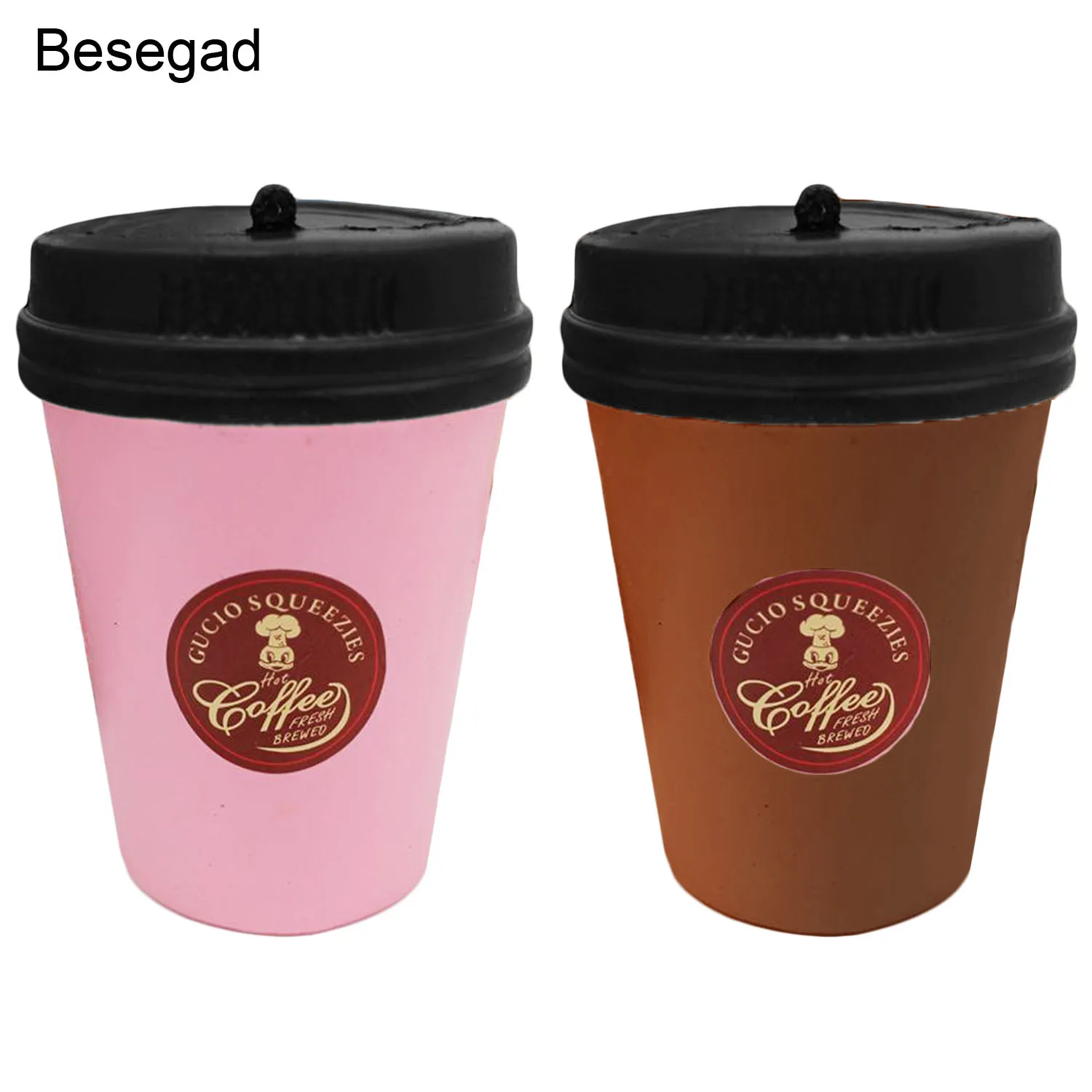 Besegad Милая кавайная мягкая игрушка имитация кофейной чашки медленно
