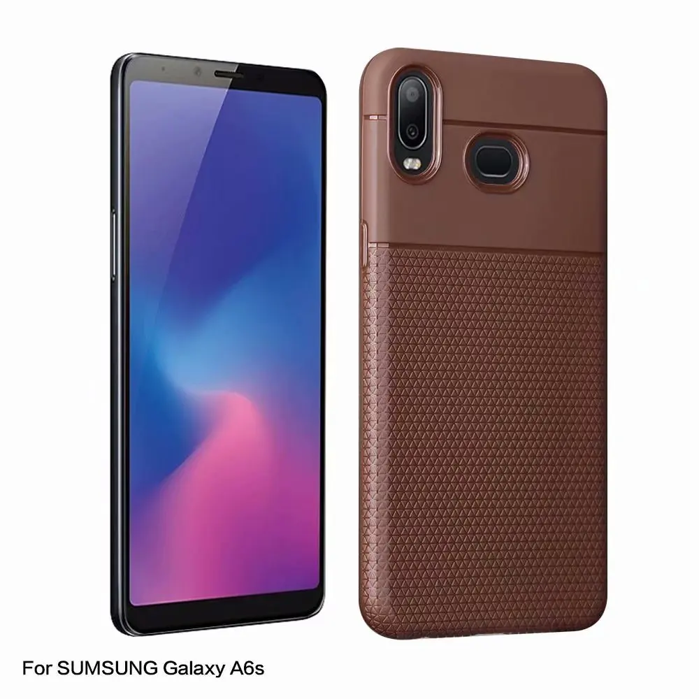 Ультратонкий чехол для телефона samsung Galaxy A6s TPU силиконовый чехол