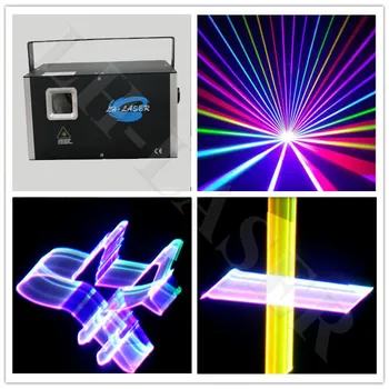 

Laser light display text laser projector 3.5 watt rgb 3D Laser Projector for Christmas night show projector