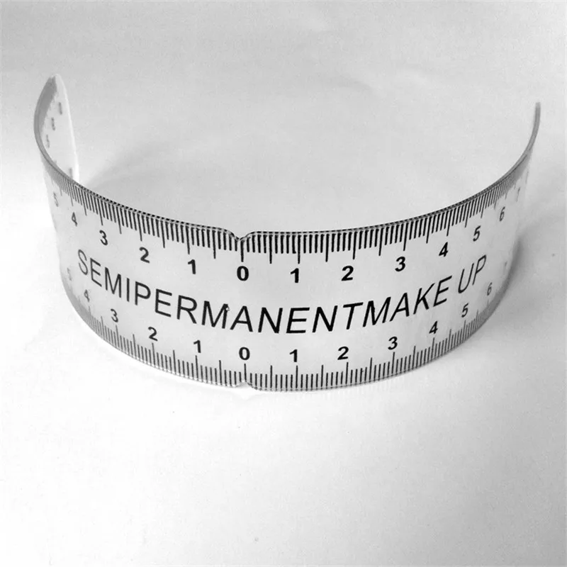 22cm reusable semi permanent eyebrow ruler eye brow measure tool