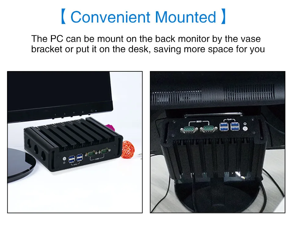 Новые Intel core i3 6100u NUC мини-ПК поддержка 4 г 8 г 16 ГБ оперативной памяти настольных мини-компьютер с 4 usb3.0 Wi-Fi и BT можно дополнительно