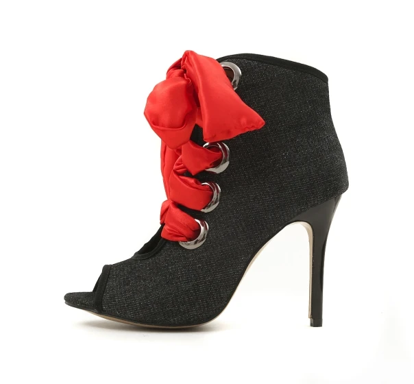 Gladiator Sandals Women Sexy Cross Tied Women Pumps 2018 Summer Denim Supper High Heels Shoes New Casual Office Lady Shoes Woman (10)