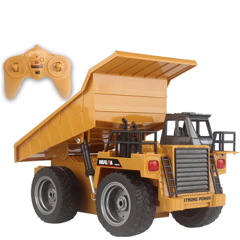 Goede Rc Truck 124 4wd Afstandsbediening Auto Vrachtwagen Rc Speelgoed Voor Jongen Childen Graafmachine Bulldozer Clip Hout Vrachtwagens Radio Controlled trailer