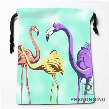

Custom Flamingo Drawstring Bags Printing Fashion Travel Storage Mini Pouch Swim Hiking Toy Bag Size 18x22cm 171203-6-4
