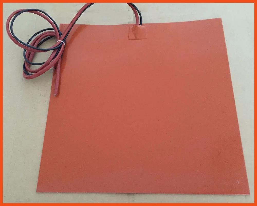 

silicone riscaldatore letto 12 v 200 x 200 mm 150 w per kossel pro stampante 3d flexible heatine element silicone heater pad