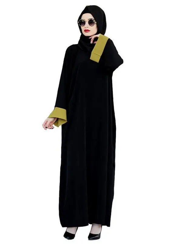 Исламская одежда для женщин мусульманское платье абайя Бисероплетение Дизайн скромный джильбаб и абайя кафтан платье розовый красный 55X1090-1