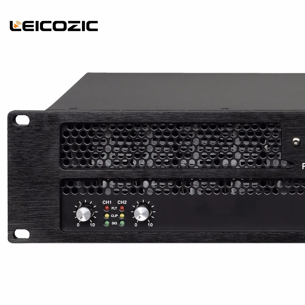 Leicozic DP1000 2 канала Мощность усилитель 1000 Вт+ 1000W класса h легкий 1000W усилитель 2U для концерта, походов в церковь, сцена, студии