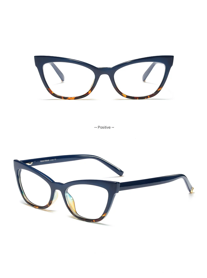 Женские оптические очки кошачий глаз очки Gafas для женщин Oculos анти-синие линзы