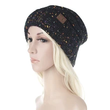 Для женщин шляпа смешанный Цвет вязаный шерстяной Кепки уличные теплые головные уборы осень и Новинка зимы высокое качество мягкие и удобные