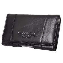 Мужской чехол для телефона из натуральной воловьей кожи, чехол для телефона, сумка на пояс, винтажная дизайнерская мужская поясная сумка, Новинка