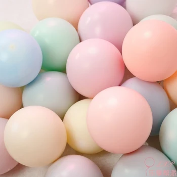 

50pcs 10inch 2.3g Latex Balloon Macaron Color Wedding Decoration Baloons Baby Birthday Party Valentine's Day Decor Balloon