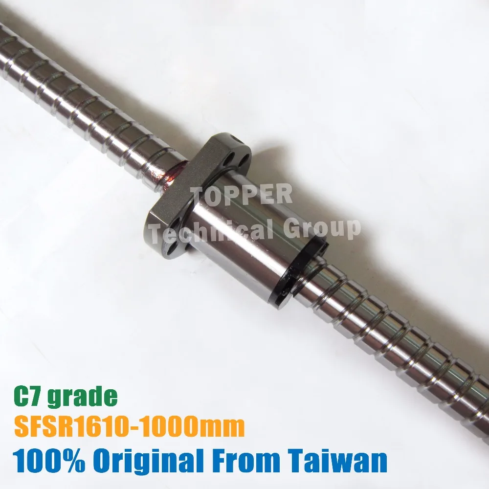 

TBI 1610 rolled ball screw 1610 1000mm with SFS1610 ballnut for high speed CNC diy kit SFS