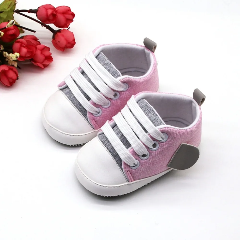 

Baby Boys Girls Shoes Soft Sole Sneakers Anti-Slip Outdoor Walking Toddler Shoes Fashion Cute Little wing Casual Canvas 0-18M