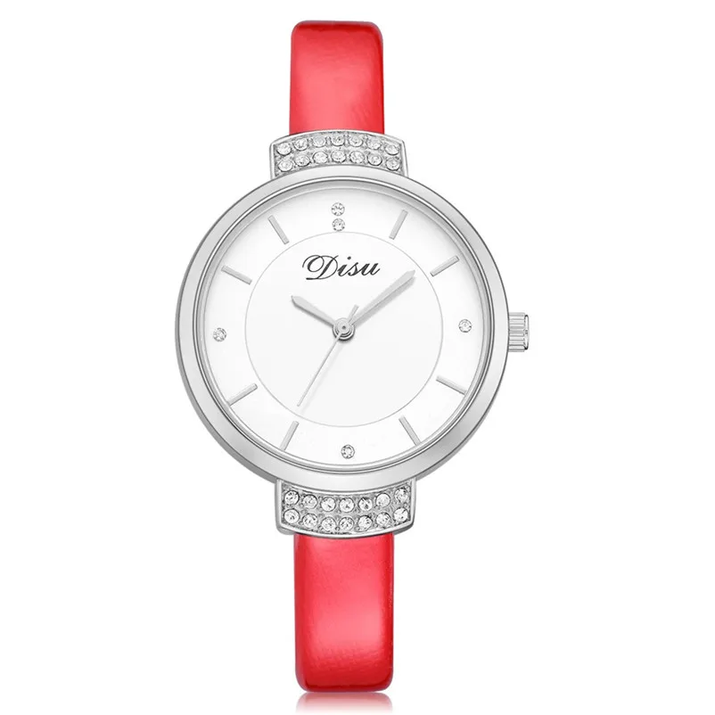Fashion women watches top brand luxury ladies watch Retro Design Leather Band Analog Quartz Wrist Watch Montre femme 3M30#N (4)