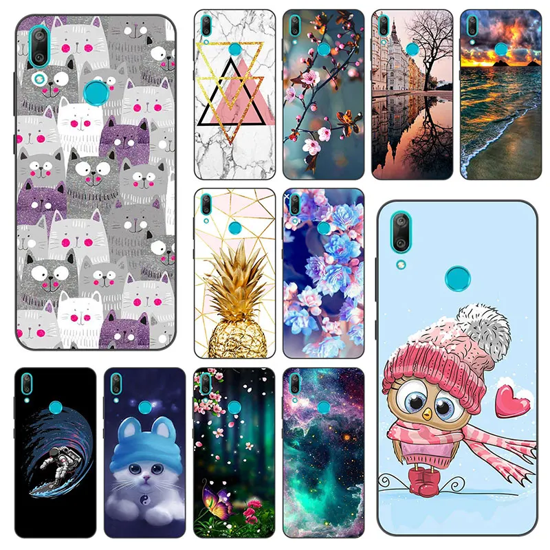 Huawei y5 2019 Case Y5 Silicone Cover Matte Soft Phone case Y 5 AMN-LX9 AMN-LX2 AMN-LX1 bumper | Мобильные телефоны и