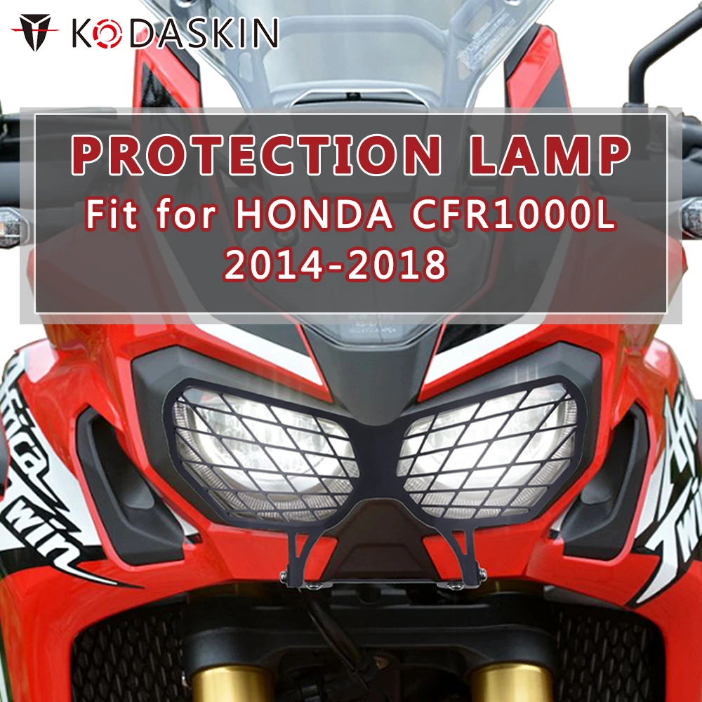 

KODASKIN Headlight Protection Cover Grille Guard for Honda CFR1000L 2014-2018