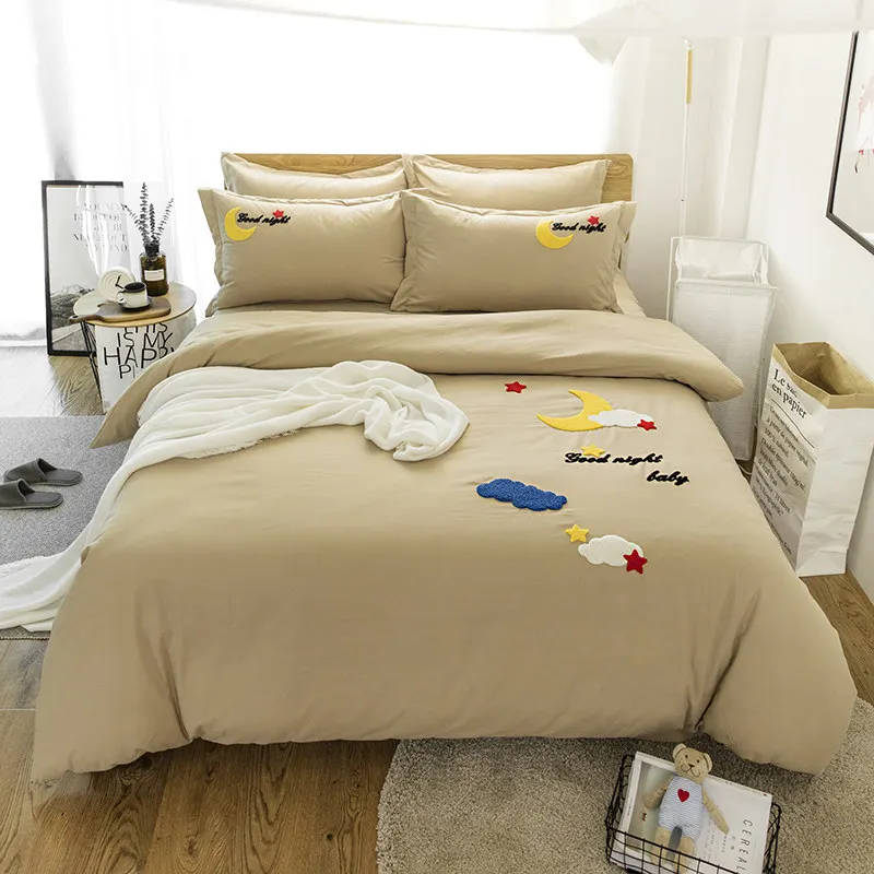 Bedding Outlet Hipster Khaki Bedding Set 1.8m&2m bed Size ...