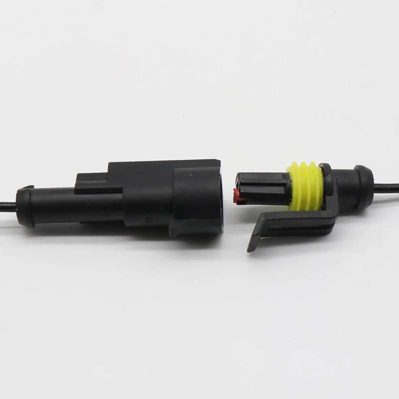 1 Pin Way Sealed Waterproof Electrical Wire Connector Plug Set auto connectors cable