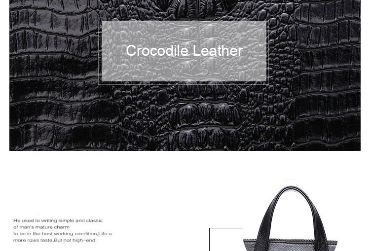 Raged Sheep Women Genuine Leather Backpack 3D Crocodile Women BackPack Daily Bags For Girls College Female Fashion Shoulder Bags