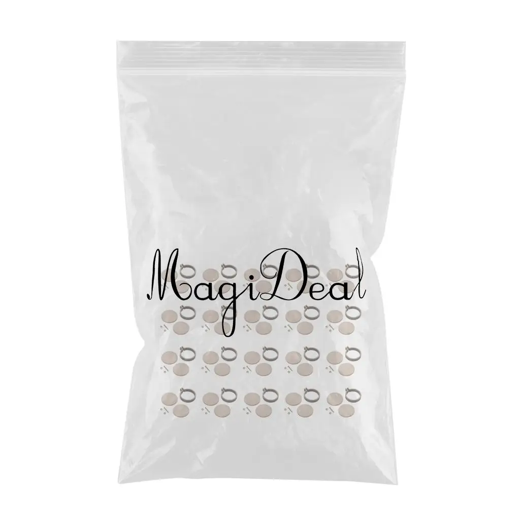 20pcs Mini Embroidery Hoop for Cross Stitch DIY Craft Accessories 20/25mm