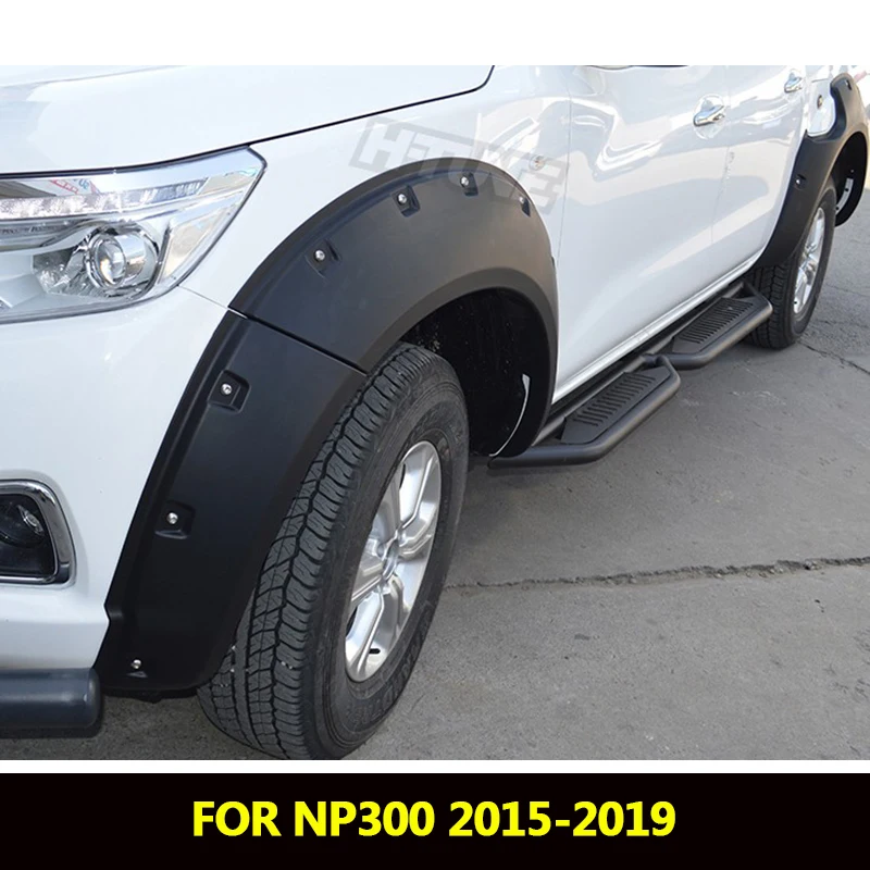 

Fender flare For Nissan Navara NP300 Frontier 4x4 2015-2019 Mudguard Pocket Rivet Style offroad for Nissan NP300