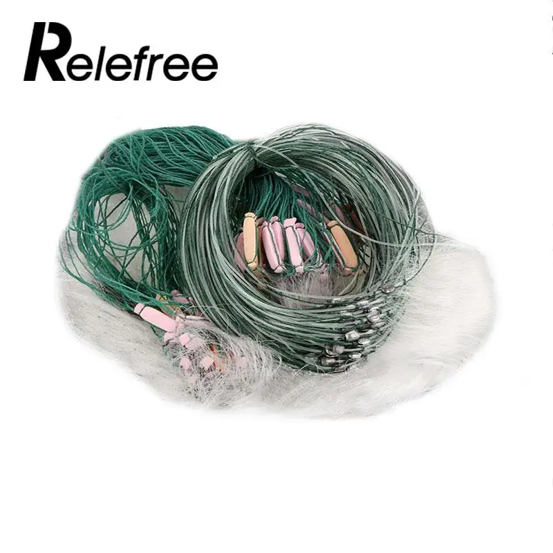 Buy Relefree Fishing Net with Float 25m 3 Layers