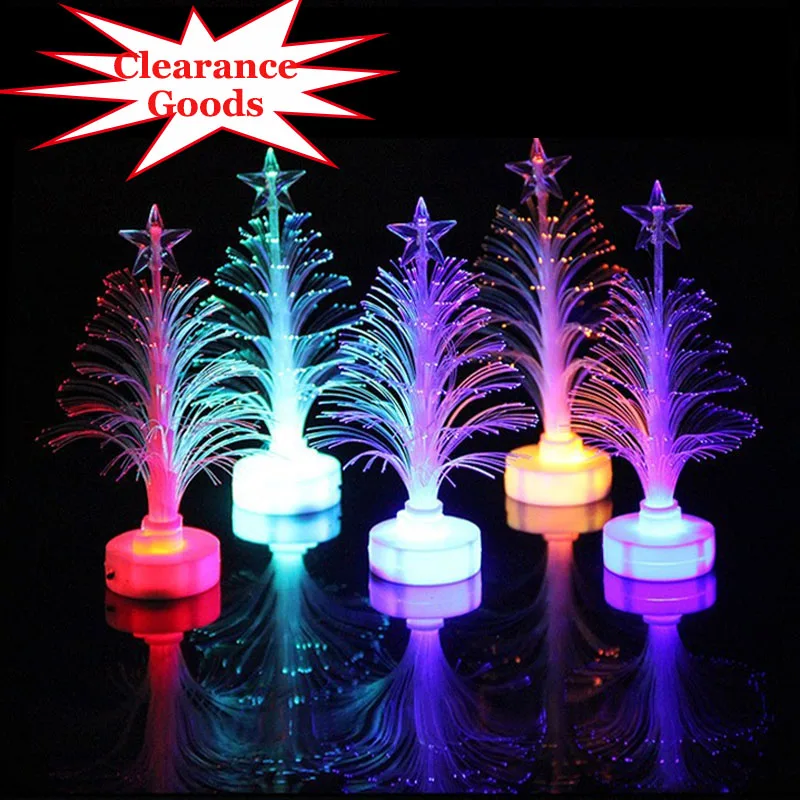 Clearance!!!christmas Decoration Led Fiber Optic Lantern Christmas Tree