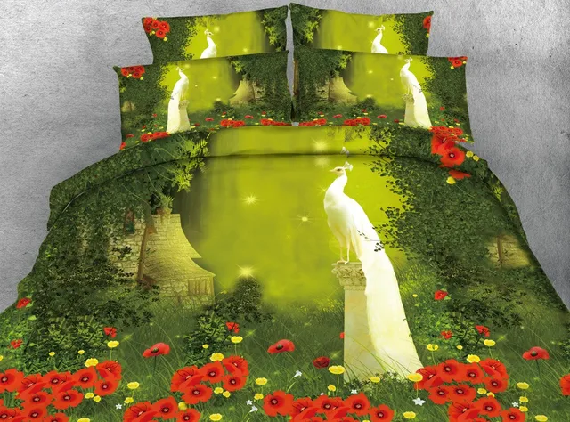 Green Pea Comforter Set Bedding Quilt Duvet Cover Bed Sheet Green Pea Comforter Set Bedding Quilt Duvet Cover Bed Sheet Linen Bedspread California King Size