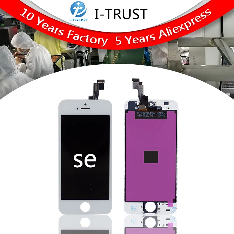 

20pcs/lot Grade A+++ LCD Touch Screen For Mobile Phone LCD Display For iPhone SE LCD Touch Screen Digitizer Assembly Free DHL