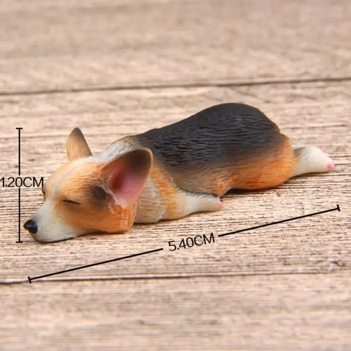 Милый спальный магниты на холодильник животные сонные серии милые корги собаки Шиба ину ПВХ Фигурки игрушки украшение на холодильник паста