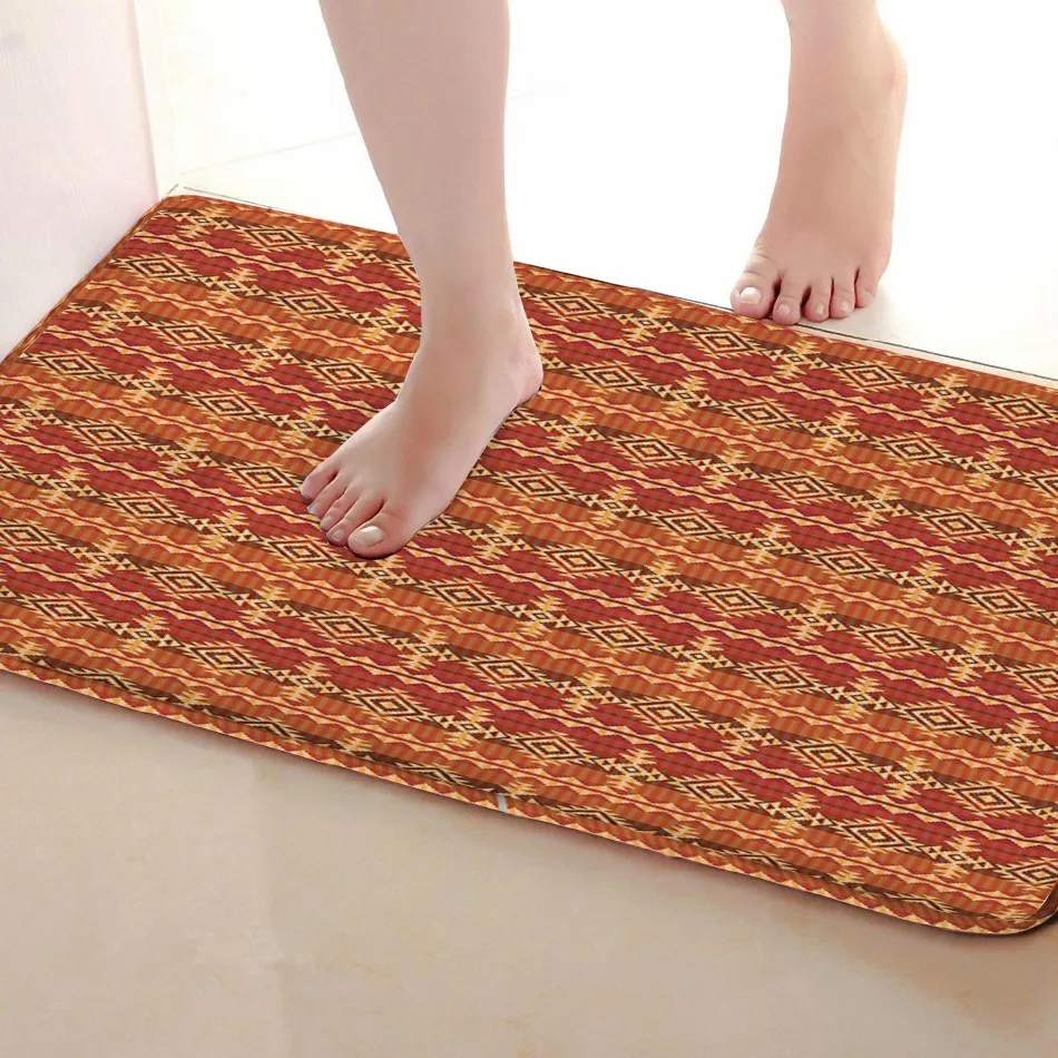 Узор Стиль Коврик для ванной комнаты, смешной Противоскользящий коврик для ванной, занавески для душа s аксессуары, соответствующие вашей душевой занавеске